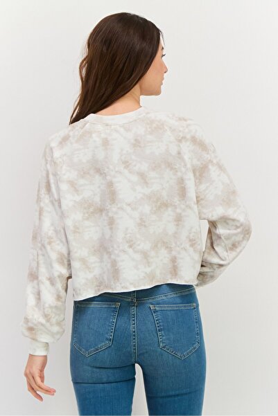 Levi's Women Crew Neck Tie Dye Sweatshirt, Multicolor