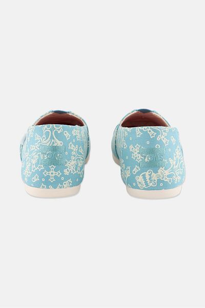 Toms Women Alpargata Slip On Shoes, Turquoise Combo