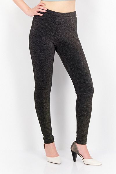 Liu Jo Women Regular Fit Textured Leggings, Metallic