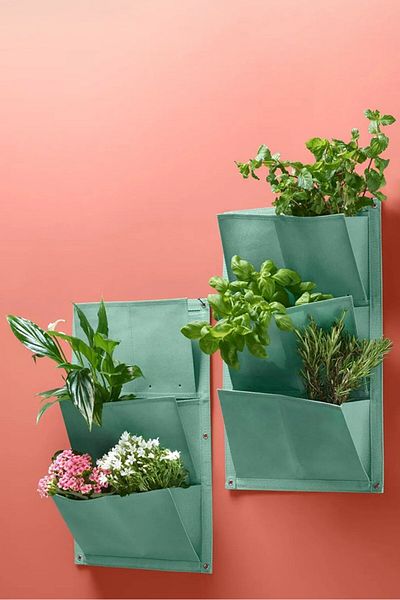 Tchibo Vertical Plant Pouches, Green
