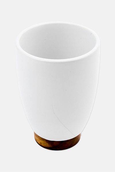 Muy Mucho Toothbrush Holder 11 L X 25 H X 5 W Cm, White