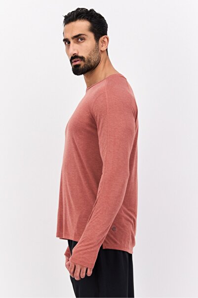 Champion Men Sportswear Fit Long Sleeves Training T-Shirt, Rust Heather