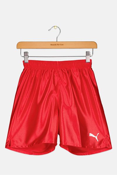 Puma Kids Girl Sportswear Fit Training Shorts, Red