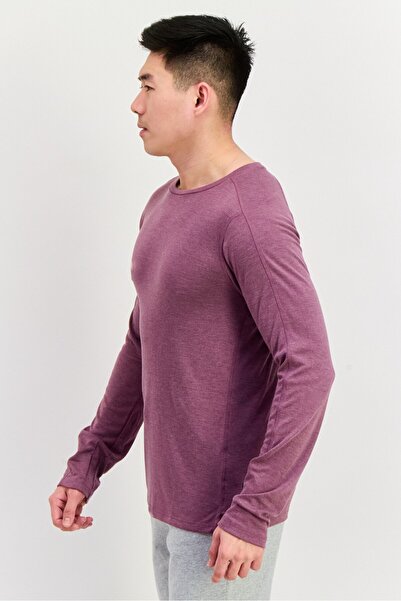 Champion Men Sportswear Fit Long Sleeve Training T-Shirts, Mauve