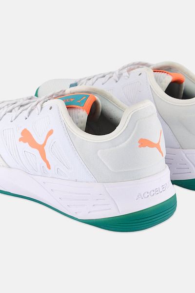 Puma Kids Boy Accelerate Turbo Nitro Lace Up Training Shoes, White