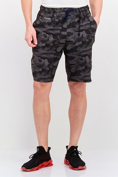 Vintage 1946 Men Regular Fit Camouflage Basic Shorts, Multicolor