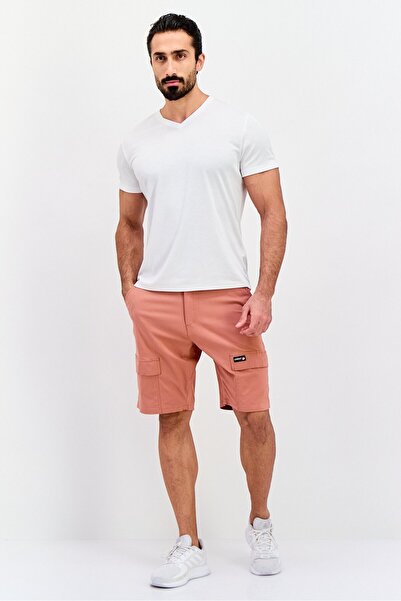 Canada Weather Gear Men Sportswear Fit Plain Outdoor Sports Shorts, Brown