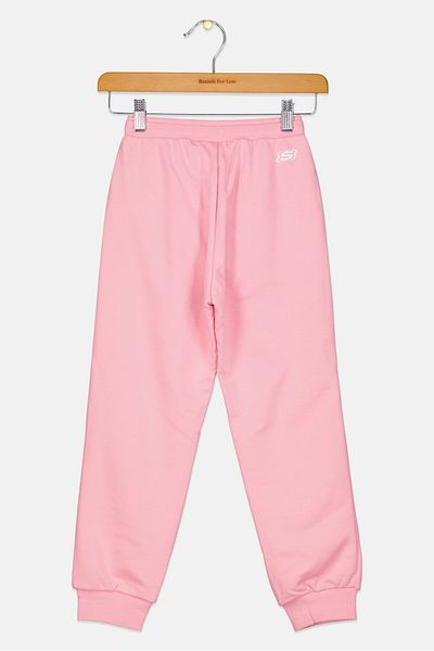 SKECHERS Kids Girl Sportswear Fit Graphic Print Sweatpants, Pink