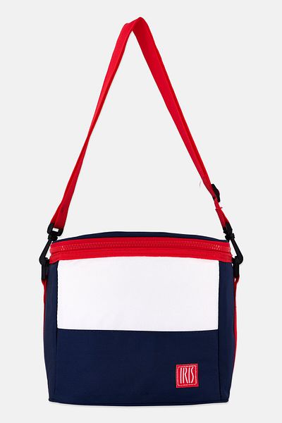 IRIS Brand Logo Cooler Bag 20 H x 23 L x 23 W cm, Navy