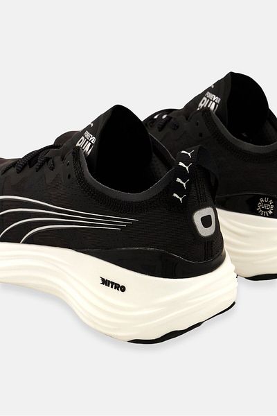 Puma Women Forever Run Lace Up Running Shoes, Black