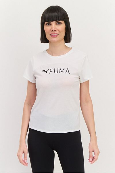 Puma Women Sportswear Fit Short Sleeves Training Top, White