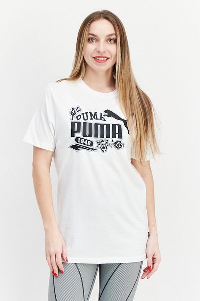 Puma Women Sportswear Fit Short Sleeve Training T-shirt, White