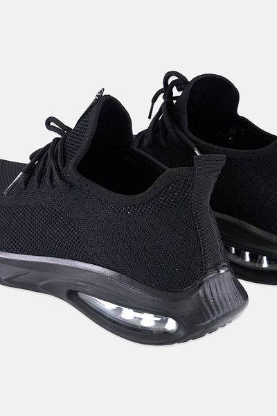Crosshatch Men Trevel Lace Up Sports Shoes, Black