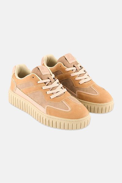 RBX Women Lace Up Outdoor Shoes, Tan