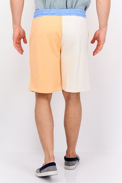 Scotch & Soda Men Regular Fit Two Tone Basic Shorts, Beige