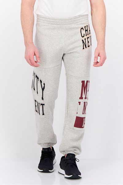 Champion Men Sportswear Fit Outdoors Sweatpants, Light Grey Combo
