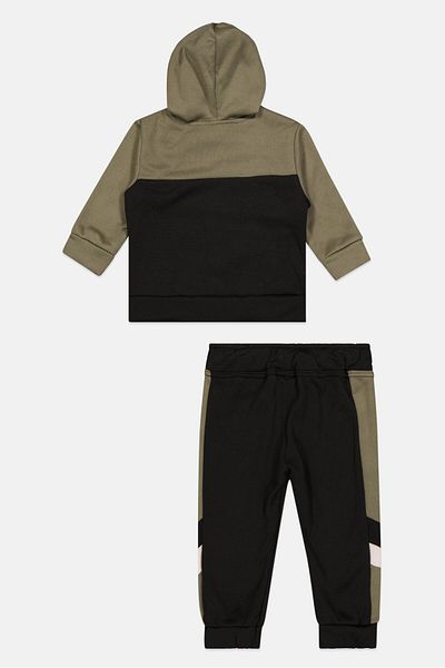 Body Glove Toddlers Boy 2 Pcs Brand Logo Hoodie And Pant Set, Black Combo