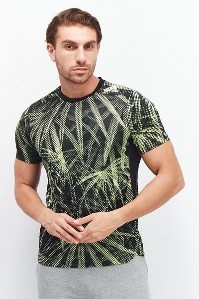 adidas Men Sportswear Fit Short Sleeve Training T-shirt, Black