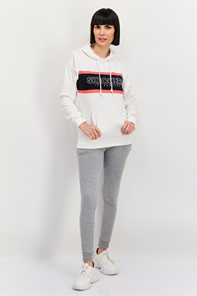 SKECHERS Women Sportswear Fit Training Hoodie, White