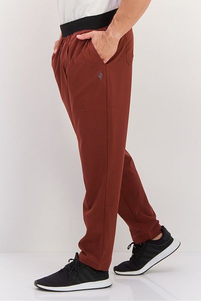 SKECHERS Men Sportswear Fit Walk Action Track Pants, Brown