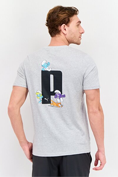 Puma Men Sportswear Fit Training Top, Grey Combo