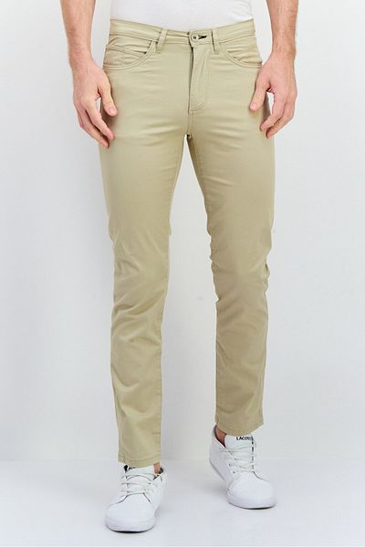 Sorbino Men Regular Fit Solid Chino Pants, Beige