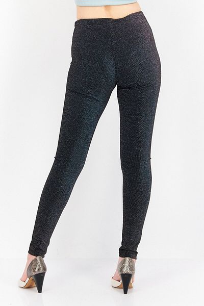 Liu Jo Women Regular Fit Textured Leggings, Metallic