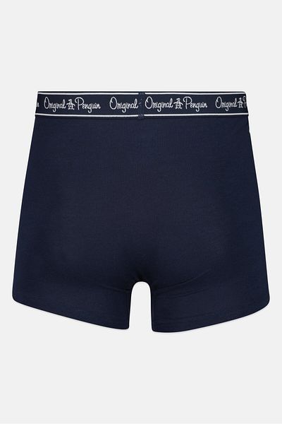 Original Penguin Men 3 Pack Allover Print Boxer Briefs, Light Blue