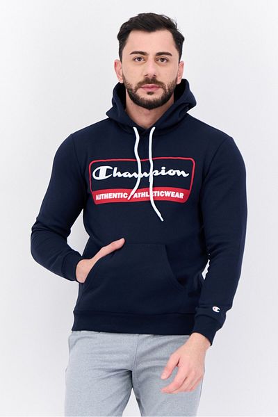 Champion Men Comfort Fit Long Sleeve Outdoor Sweatshirts, Navy