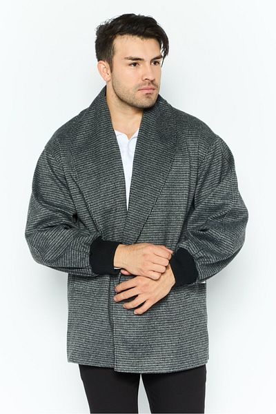 Dex Men Textured Soft Shell Jacket, Black