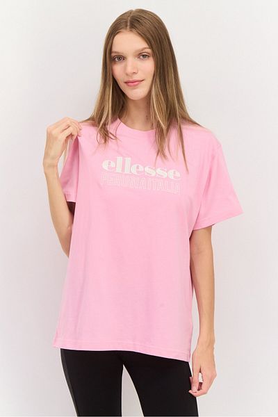 Ellesse Women Sportswear Fit Short Sleeve Outdoor Top, Pink