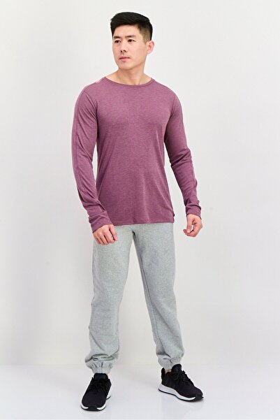 Champion Men Sportswear Fit Long Sleeve Training T-Shirts, Mauve