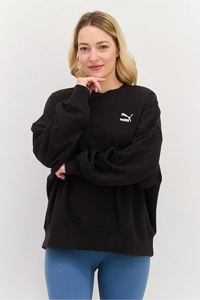 Puma Women Sportswear Fit Long Sleeves Training Sweatshirt, Black