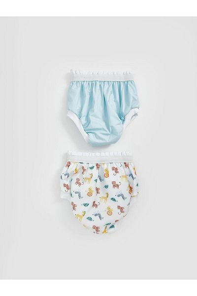 LC Waikiki طقم سراويل تدريب للأطفال الرضع من LCW Baby بخصر مطاطي مطبوع، قطعتان