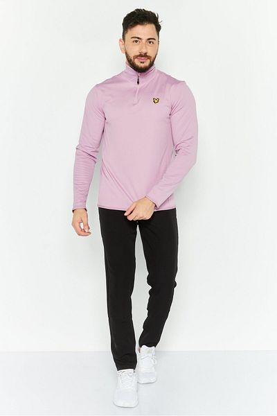 Lyle & Scott Men Sportswear Fit Long Sleeves Training Sweatshirt, Purple