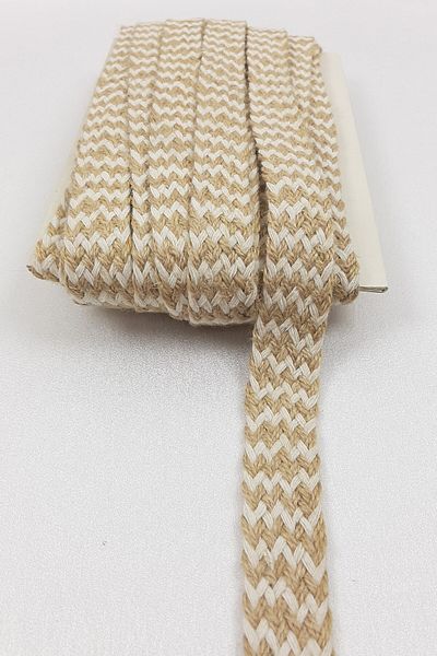 Hayalperest boncuk Straw Strip Patterned Ribbon 3 cm