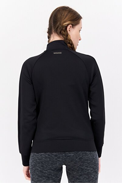 SKECHERS Women Sportswear Fit Long Sleeves Training Sweatshirt, Black