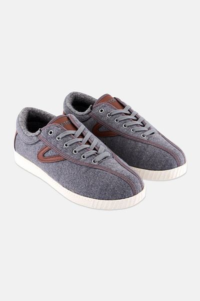 Tretorn Women Medium Lace Up Casual Shoes, Grey
