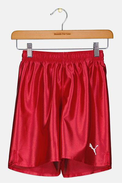 Puma Kids Boy Brand Logo Shorts, Red
