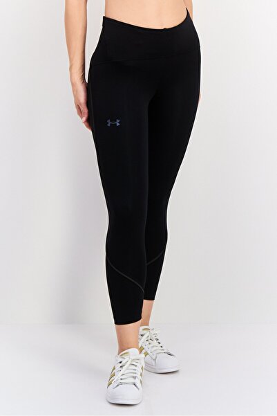 Under Armour بنطال رياضي ضيق للتدريب للنساء، أسود