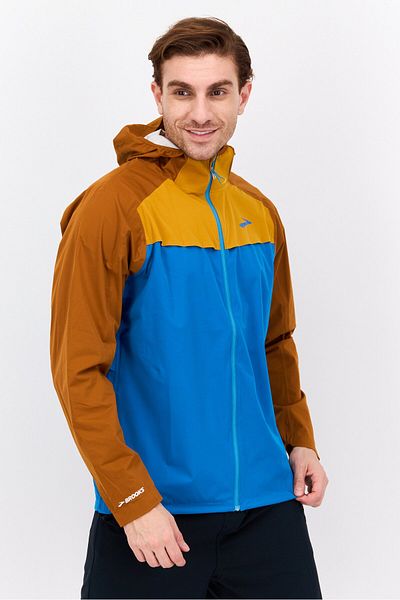 Brooks Men Sportswear Fit Long Sleeve Outdoor Jacket, Rust