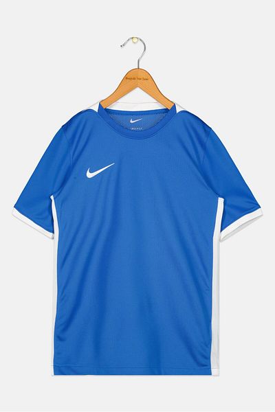 Nike Kids Boy Sportswear Fit Short Sleeve Training Jersey, Blue