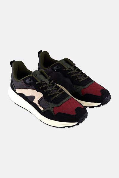 Algspar Men Lace Up Casual Shoes, Olive