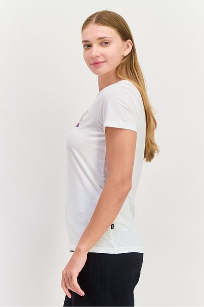 Puma Women Sportswear Fit Short Sleeves Training Top, White Combo