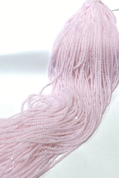 Hayalperest boncuk Matte Pink Crystal Beads 4 Mm