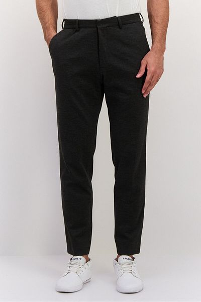 Gant بنطال تشينو سادة بقصّة Slim Fit للرجال، مزيج من الفحم