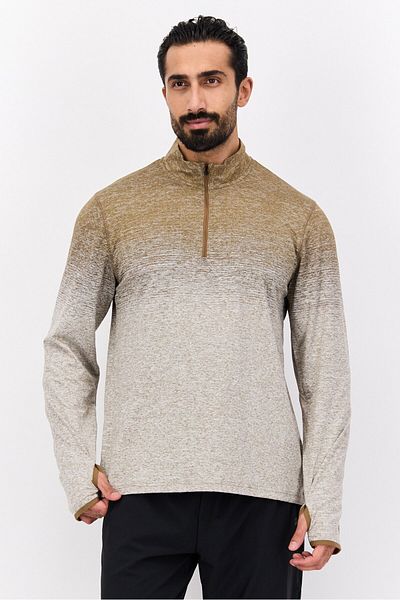 Champion Men Sportswear Fit Long Sleeve Sweatshirt, Brown