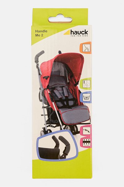 HAUCK Handle Me 2 Pieces Stroller Replacement Handles, Black