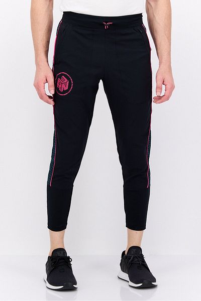 Under Armour Men Fitted Brand Logo Training Pants, Black