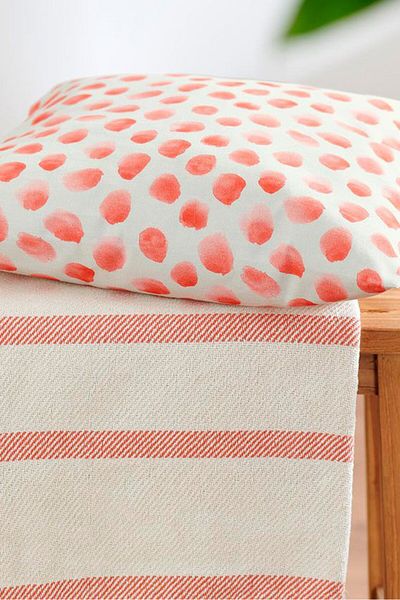 Tchibo All Over Print Pillow Cover 50 X 50 Cm, White